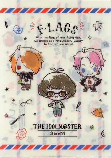 F-LAGS(ユニット別ver.) A4クリアファイル Design produced by Sanrio 「アイドルマスター SideM」