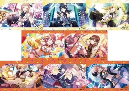 全8種セット 「アイドルマスター シャイニーカラーズ A4クリアファイルコレクション イルミネーションスターズ・放課後クライマックスガールズ」