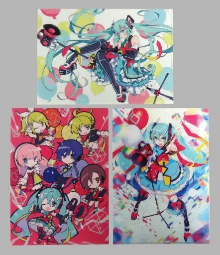 駿河屋 -<中古>Bセット A4クリアファイルセット(3枚組) 「初音ミク