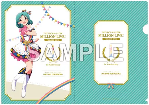 徳川まつり ヌーベル・トリコロールver. A4クリアファイル 「アイドルマスター ミリオンライブ!」