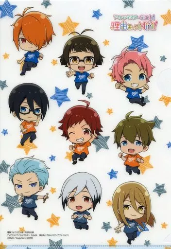集合 B5クリアファイル 「アイドルマスターSideM 理由あってMini!」 電撃マオウ 2018年12月号付録