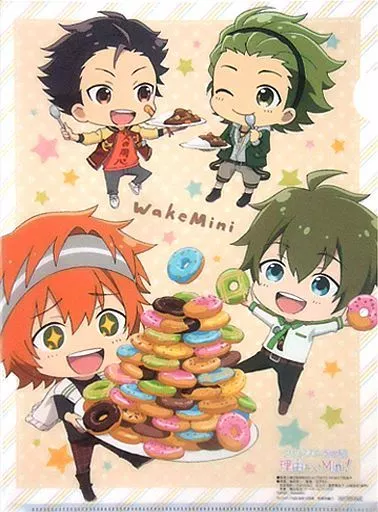 集合 A4クリアファイル 「アイドルマスターSideM 理由あってMini!」 アニメディア 2018年12月号付録