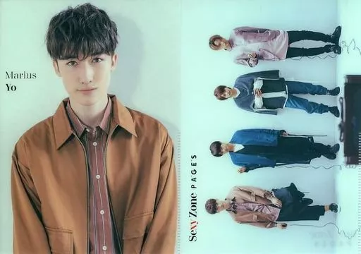 マリウス葉 A5オリジナルミニクリアファイル2枚セット 「CD PAGES」 Sexy Zone Live Tour 2019 PAGES会場購入特典