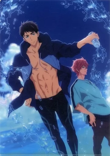 Free! RW夢 Good Luck Blue クリアファイル 全種類 Free! RW夢 Good
