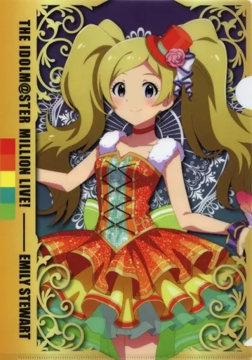 集合/エミリー スチュアート A4クリアファイル 「アイドルマスター ミリオンライブ! シアターデイズ×アトレ秋葉原」グッズ