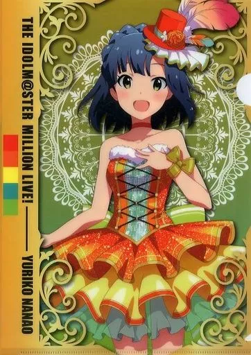 集合/七尾百合子 A4クリアファイル 「アイドルマスター ミリオンライブ! シアターデイズ×アトレ秋葉原」グッズ