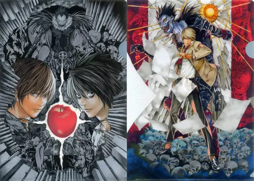 駿河屋 -<中古>DEATH NOTE A4クリアファイル(2枚セット) 「画業