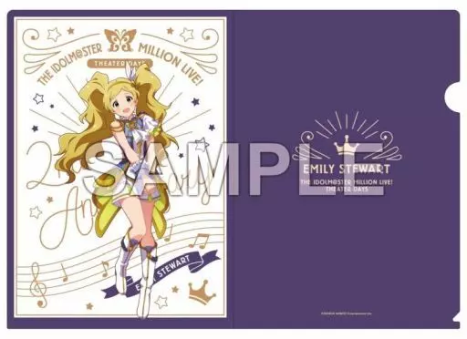 エミリー スチュアート ルミエール・パピヨンver. A4クリアファイル 「アイドルマスター ミリオンライブ!」