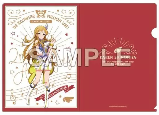 篠宮可憐 ルミエール・パピヨンver. A4クリアファイル 「アイドルマスター ミリオンライブ!」