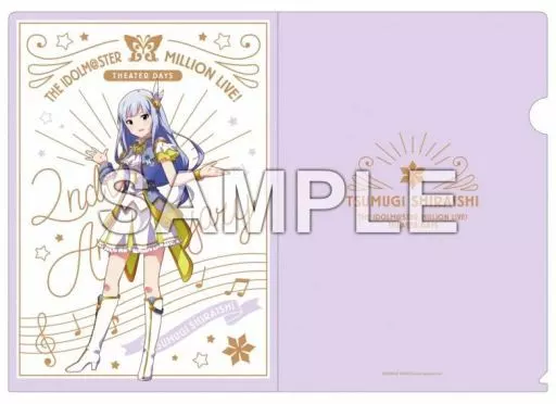 白石紬 ルミエール・パピヨンver. A4クリアファイル 「アイドルマスター ミリオンライブ!」
