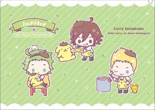 Jupiter×ポムポムプリン A4クリアファイル 「アイドルマスター SideM×サンリオキャラクターズ」
