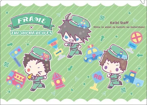 FRAME×ザ ラナバウツ A4クリアファイル 「アイドルマスター SideM×サンリオキャラクターズ」