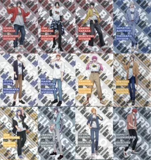 クリアファイル　全12種セット 「ヒプノシスマイク -Division Rap Battle- Official Store Hypnosis Microphone Base トレーディングA5ミニクリアファイル(Hypnosis Microphone Base ver.)」