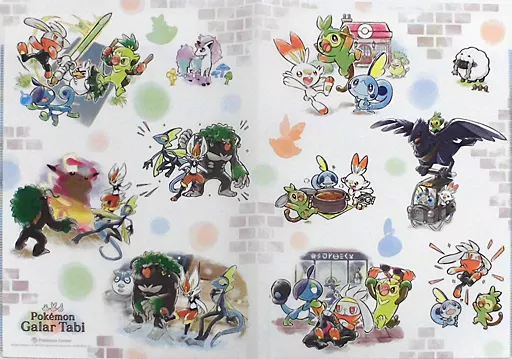 ダブルポケットクリアファイル Pokémon GalarTabi 駿河屋 -<中古>Pokemon GalarTabi ダブルポケットクリアファイル