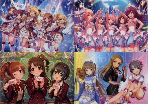 全4種セット A4クリアファイル 「THE IDOLM＠STER CINDERELLA GIRLS 5thLIVE TOUR Serendipity Parade!!!」 コロムビア作品購入特典