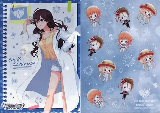 一ノ瀬志希＆集合 A4クリアファイル2枚セット 「アイドルマスター シンデレラガールズ」 アイドルマスター×東急ハンズ SUMMER LAB 2020グッズ