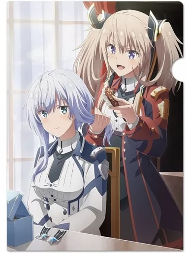 クリアファイル　A.ミーシャ＆サーシャ(縦長) A4クリアファイル 「魔王学院の不適合者」