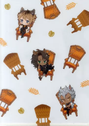 ツイステ サバナクロー クリアファイル カフェ Disney100 サバナクロー寮 A4クリアファイル ツイステッドワンダーランド CAFE