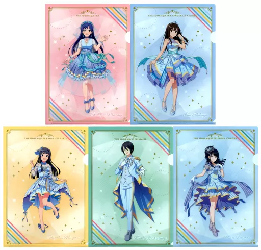 集合 A4クリアファイル5枚セット 「アイドルマスターシリーズ」 ローソン・Loppi・HMV限定