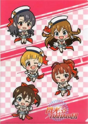 [単品] 閃光☆HANABI団 A4クリアファイル 「Blu-ray THE IDOLM＠STER MILLION LIVE! 6thLIVE TOUR UNI-ON＠IR!!!! Princess STATION ＠KOBE」 アニメイト購入特典