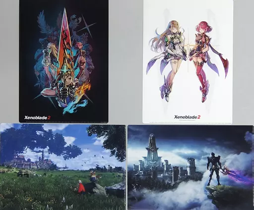 クリアファイル　集合 A4クリアファイル4枚セット 「Xenoblade2(ゼノブレイド2)」