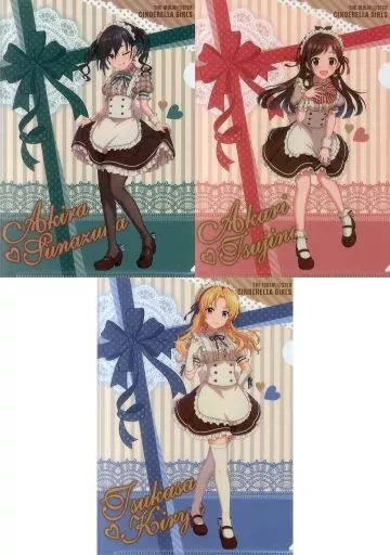 全3種セット オリジナルA4クリアファイル 「アイドルマスター シンデレラガールズ×ローソン」 対象商品購入特典