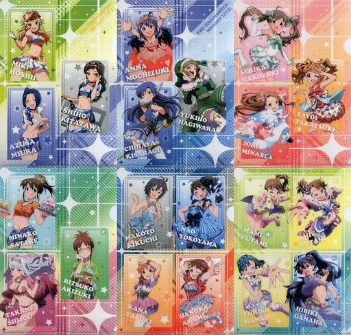 全6種セット A4クリアファイル 「アイドルマスター ミリオンライブ!」 ローソン限定