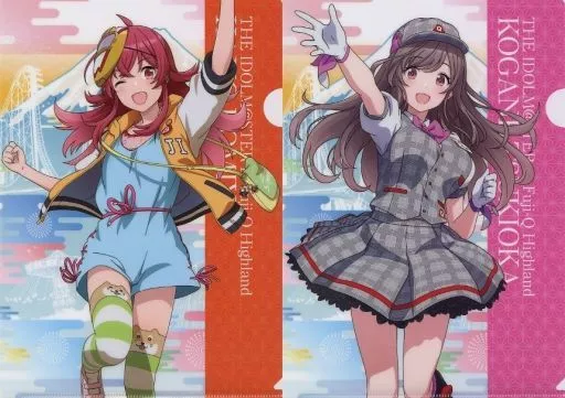 月岡恋鐘/小宮果穂 A4クリアファイルセット 「THE IDOLM＠STER in 富士急ハイランド」