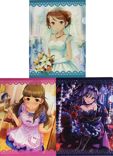 集合 ブライダルA4クリアファイルセット(3枚セット) 「アイドルマスター シンデレラガールズ」