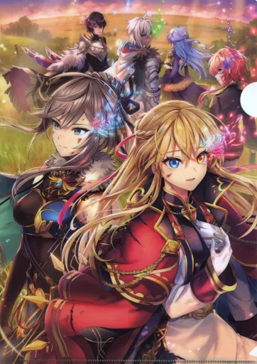 終戦後…… リヴェータ&ルドヴィカ/その後 リヴェータ&ルドヴィカ A4 「eチャンス! クイズRPG 魔法使いと黒猫のウィズ 黒ウィズGRAND FINALE オンラインくじ」 D-9賞