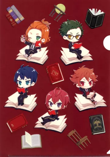 ツイステ ハーツラビュル寮 カフェ クリアファイル クリアファイル