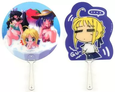 セイバー&凛&桜 納涼うちわセット(2枚組) 「Fate/stay night」 C66限定