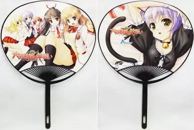 [単品]千莉/つぐみ＆玉藻＆佳奈＆千莉＆凪 両面フルカラーうちわ 「C82 オーガスト/ARIA 夏コミセット2012」