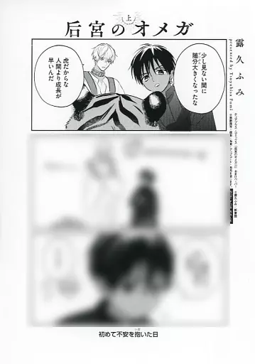 后宮のオメガ とらのあな 特典 ペーパー サイン入り イラストカード 后宮のオメガ 特典ペーパー コミコミ BL漫画 - メルカリ