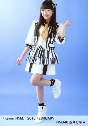 NMB48西仲七海kawaii晴れ着の直筆にしなかななみ直筆サイン