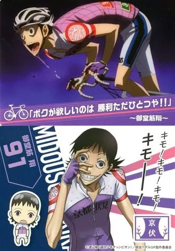 御堂筋翔　スリーブ キャラクタースリーブプロテクター世界の名言弱虫ペダル GRANDE ROAD