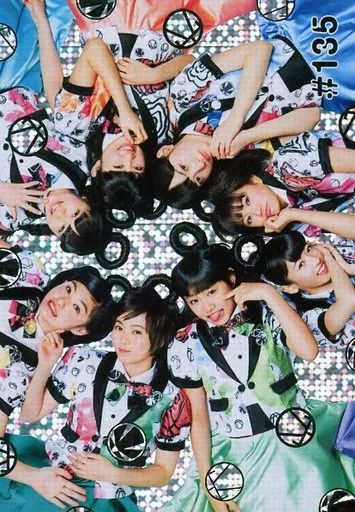 #135 : 私立恵比寿中学/集合(8人)/シークレット(パラレルホイル仕様)/CD「穴空」全形態共通封入特典トレカ(Bランク)