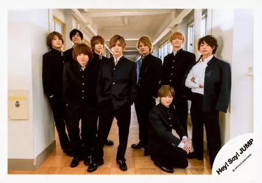 駿河屋 -<中古>Hey!Say!JUMP/集合(9人)/横型・全身・制服黒・学