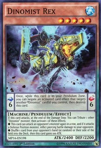 ダイナミスト・レックス 駿河屋 -<中古>MP16-EN198[SR]：Dinomist Rex/ダイナミスト・レックス