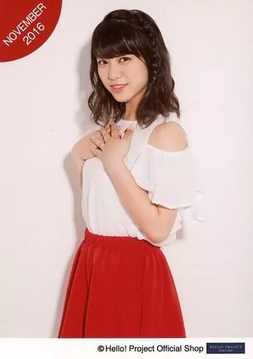 駿河屋 -<中古>こぶしファクトリー/小川麗奈/膝上・メンバーカラーロゴ