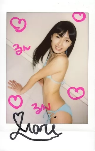 直筆サイン入りチェキ 水着 Yahoo!オークション - 星七虹心 直筆サイン入り 水着 ワイドチェキ DVD