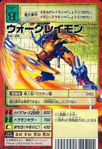 Bx-28：ウォーグレイモン