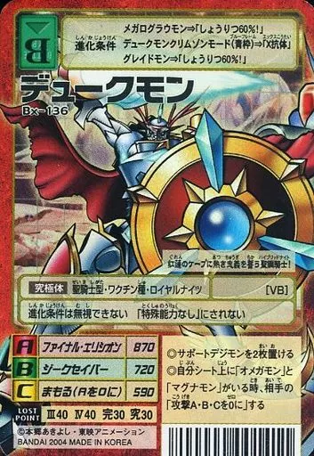 Bx-136：デュークモン