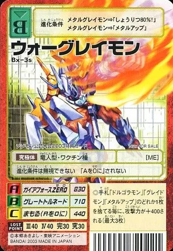 Bx-3s:ウォーグレイモン