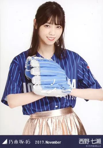 駿河屋 -<中古>西野七瀬/上半身・ベースボールシャツ/「2017.November