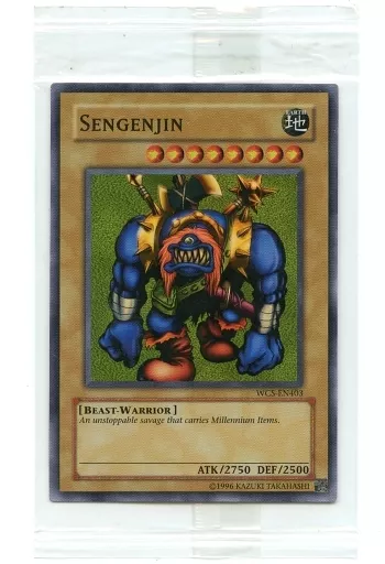 遊戯王/SR/英語版/World　Championship　Series　2004　参加賞　WCS-EN403[SR]：SENGENJIN(パック未開封)/千年原人