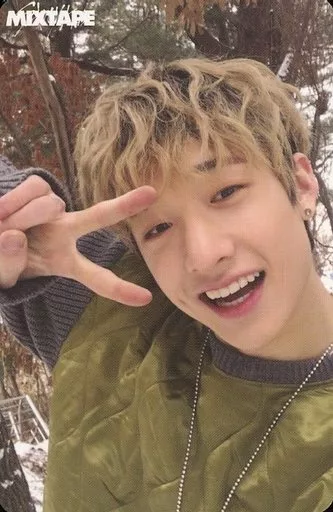 Stray Kids/Bang Chan(バンチャン)/裏面黒/SELFIEVer./CD「Mixtape」特典フォトカード