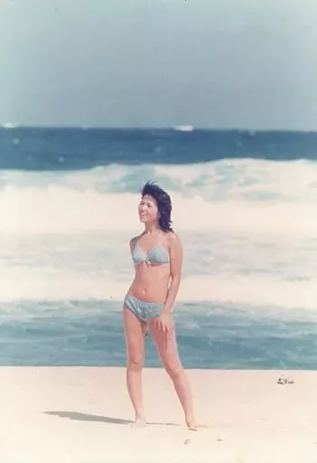 石野真子 レア生写真（水着）Vセット（5枚）