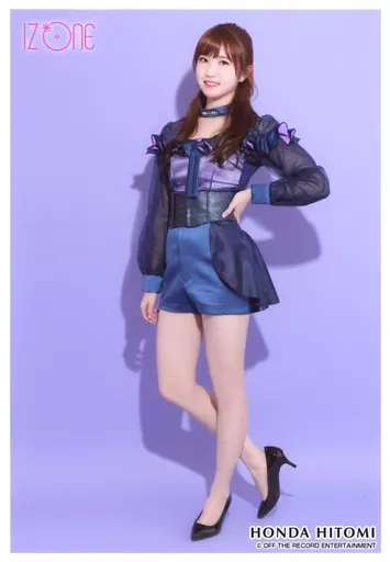 IZ*ONE 本田仁美 生写真 駿河屋 -<中古>IZ*ONE/本田仁美/全身・背景紫/IZ*ONE 1st シングル