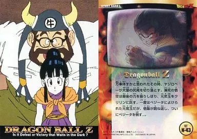 当時物 ドラゴンボール カード 牛魔王 チチ レトロ 2008年 サタン&ビーデル チチ&牛魔王 2枚セット 当時物 ドラゴンボール